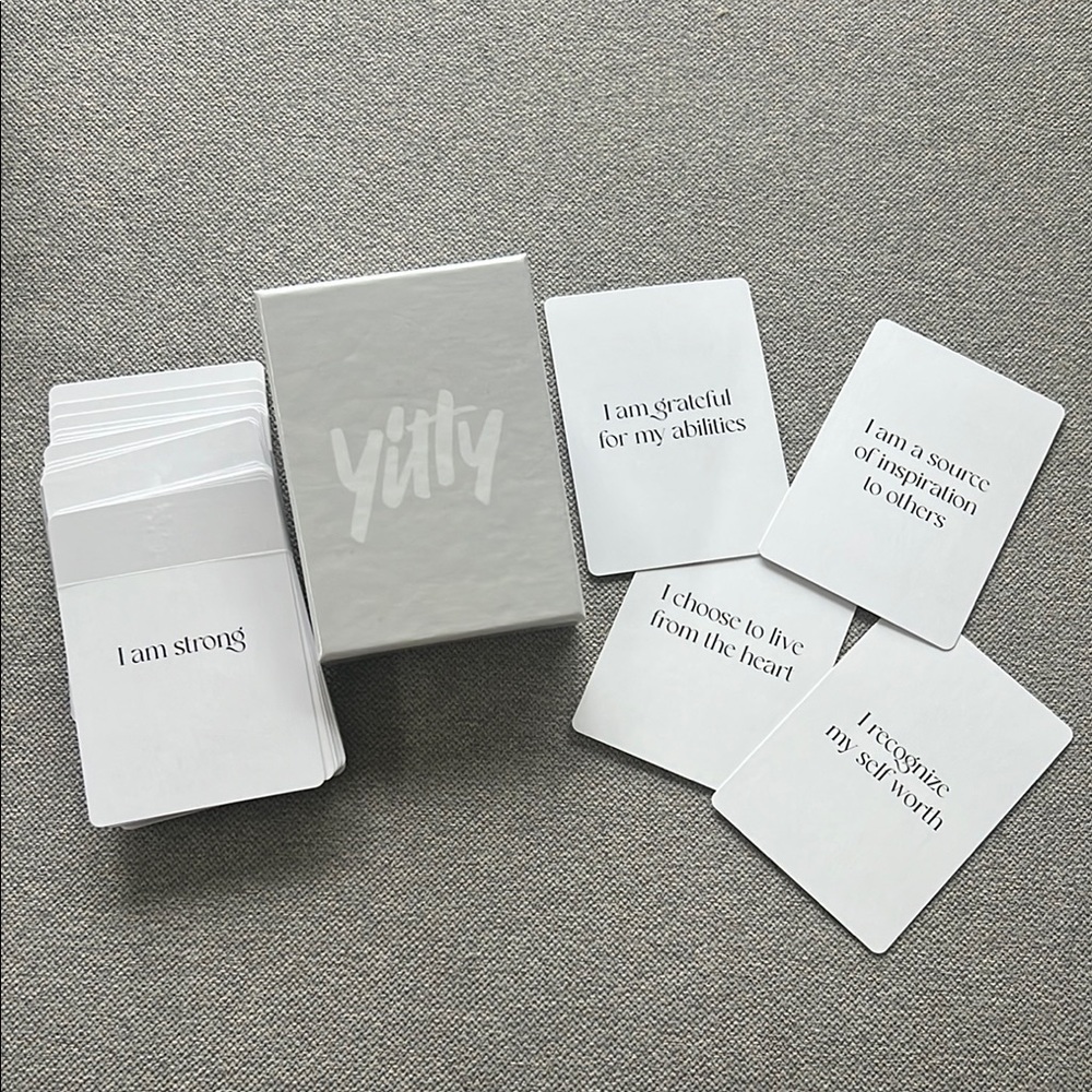 YITTY Set of 50 Affirmation Cards